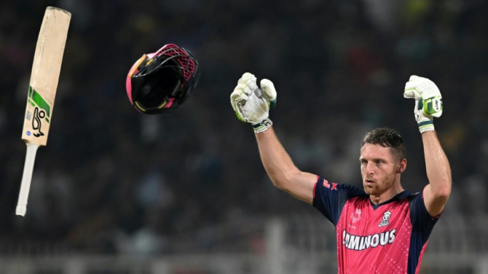 Buttler ton powers Rajasthan to record IPL chase of 224