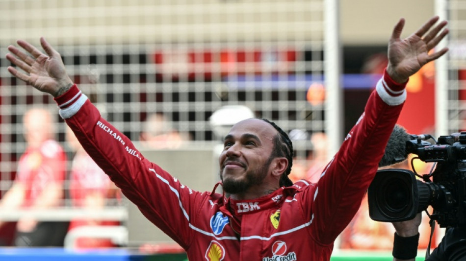 Hamilton dominates Chinese GP sprint for first Ferrari win