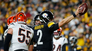 Rudolph brings Christmas gift to Steelers with win over Bengals