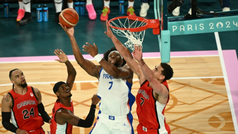 France sink Canada to book Germany rematch in Olympic basketball