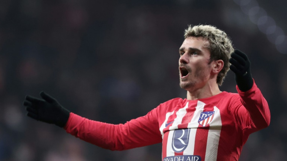 Griezmann ties Aragones goals record in Atletico draw