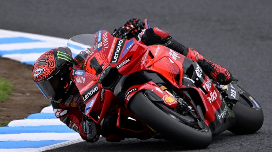 Bagnaia wins Japan MotoGP sprint to cut Martin's lead