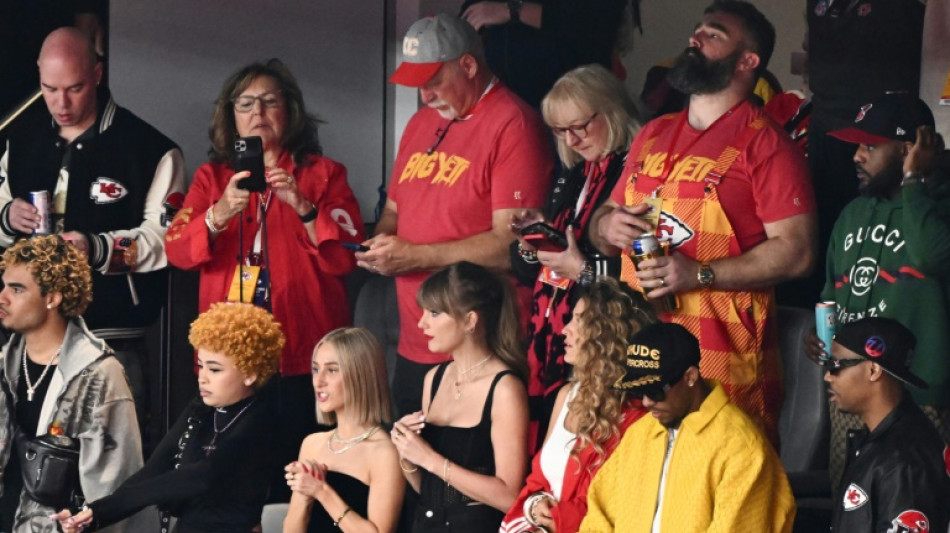 Superstar fan: Swift cheers on beau Kelce at Super Bowl