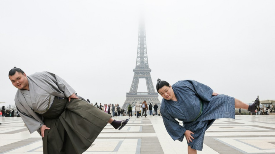 Sumo returns to Paris and turns heads