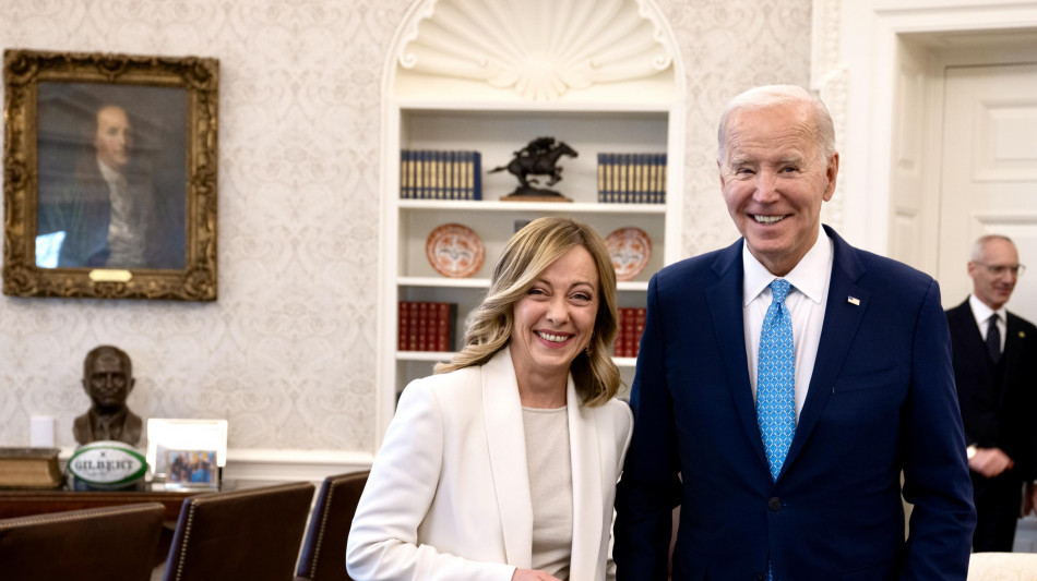 Casa Bianca, venerdì bilaterale fra Biden e Meloni al G7