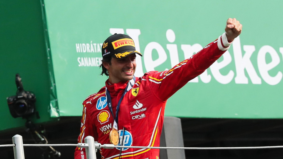 F1: Sainz,volevo un'ultima vittoria prima di lasciare la Ferrari