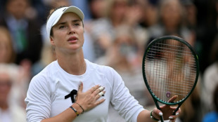 Svitolina wears black ribbon at Wimbledon after Ukraine hospital attack