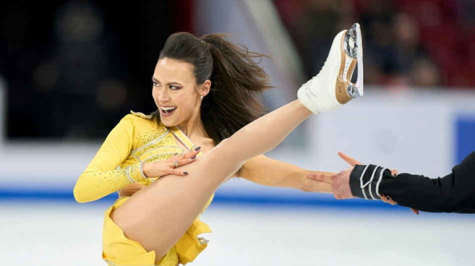 US ice dance duo Chock and Bates lead at world figure skating