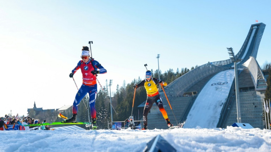 Biathlon: Jeanmonnot gagne la poursuite d'Oslo et repasse en tête de la Coupe du monde