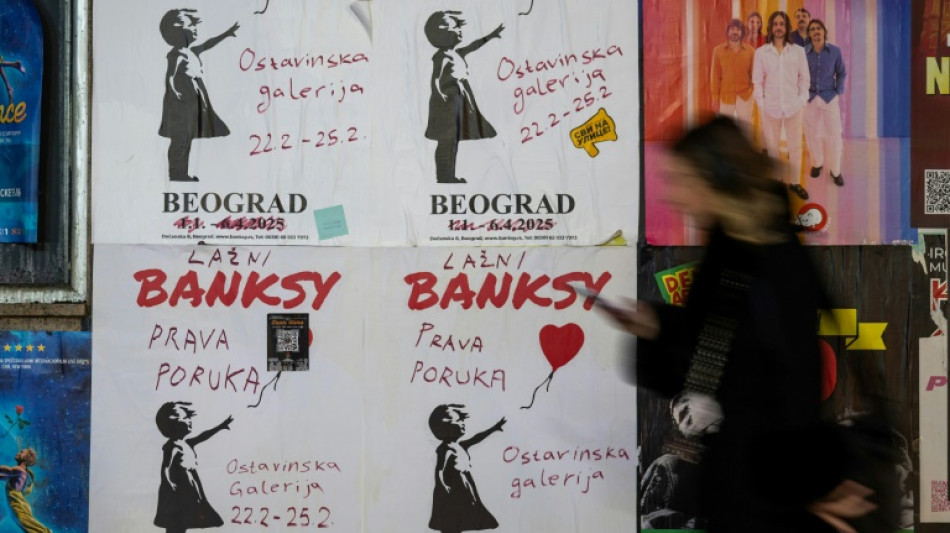 A Belgrade, deux expositions rivales sur l'impact de Banksy