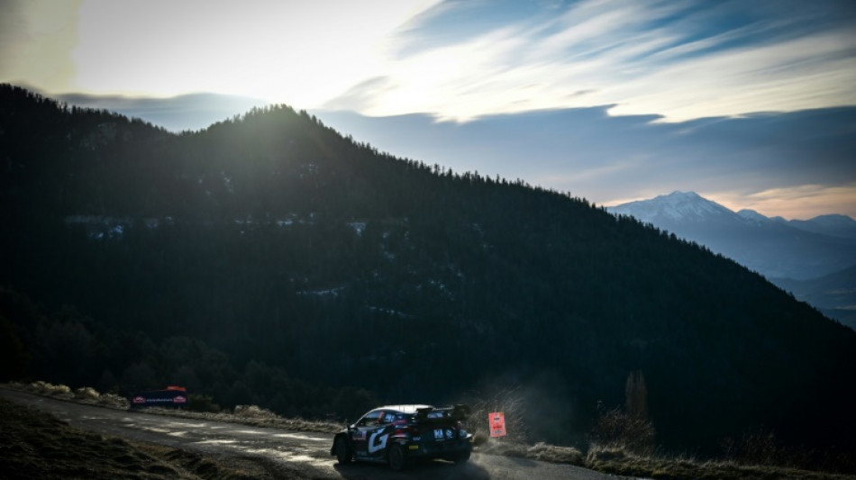 Evans holds on to a slender Monte Carlo Rally lead from Ogier