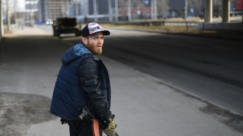 Kyiv's ragtag volunteer force fights stealth invader