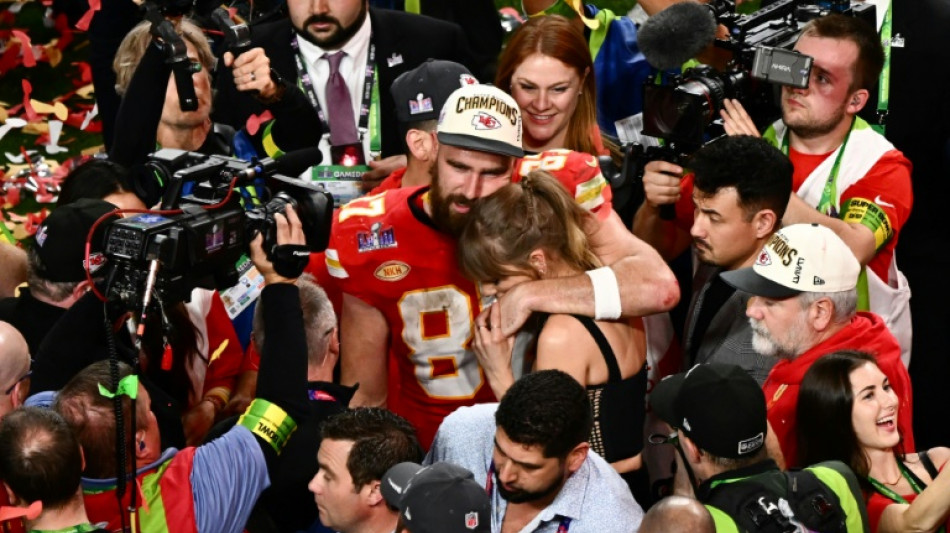 Superstar Swift celebrates nail-biting Super Bowl triumph for Kelce's Chiefs