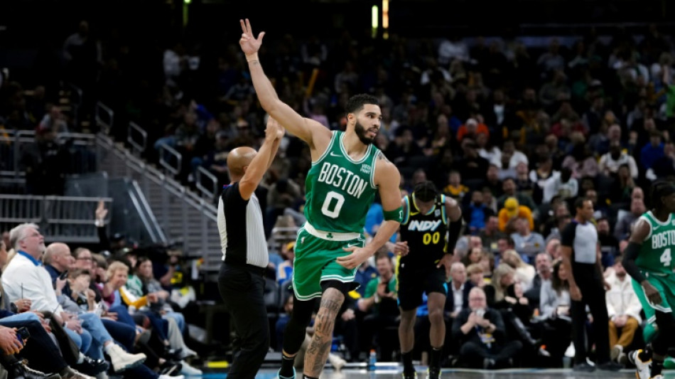 Tatum, Brown lead Celtics past Pacers