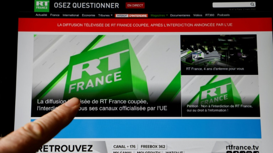 Russie: RT France conteste sa suspension devant la justice européenne