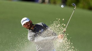 US stars duel Hojgaard for Masters lead as Tiger grinds on