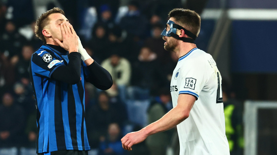 Champions: il Bruges vince 3-1, Atalanta eliminata