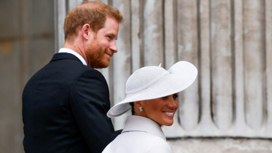 Harry and Meghan join royals at jubilee service for Queen Elizabeth II