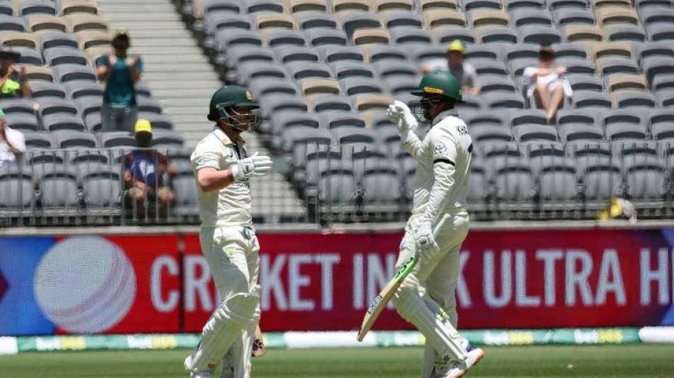 Warner hits century as Australia reach 210-2 at tea against Pakistan