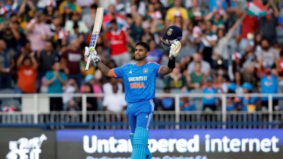 Suryakumar thrashes century for India against South Africa