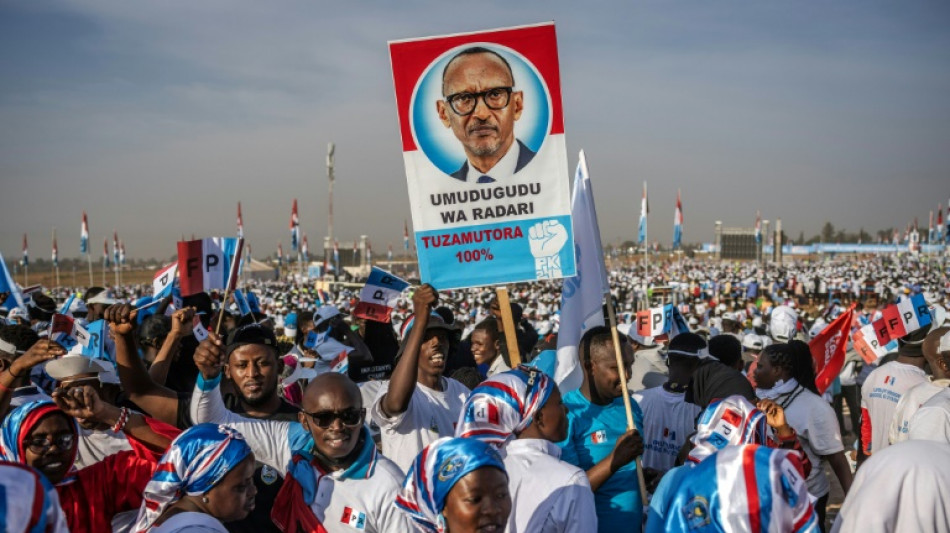 Rwanda's Kagame re-elected with 99.18 percent of vote