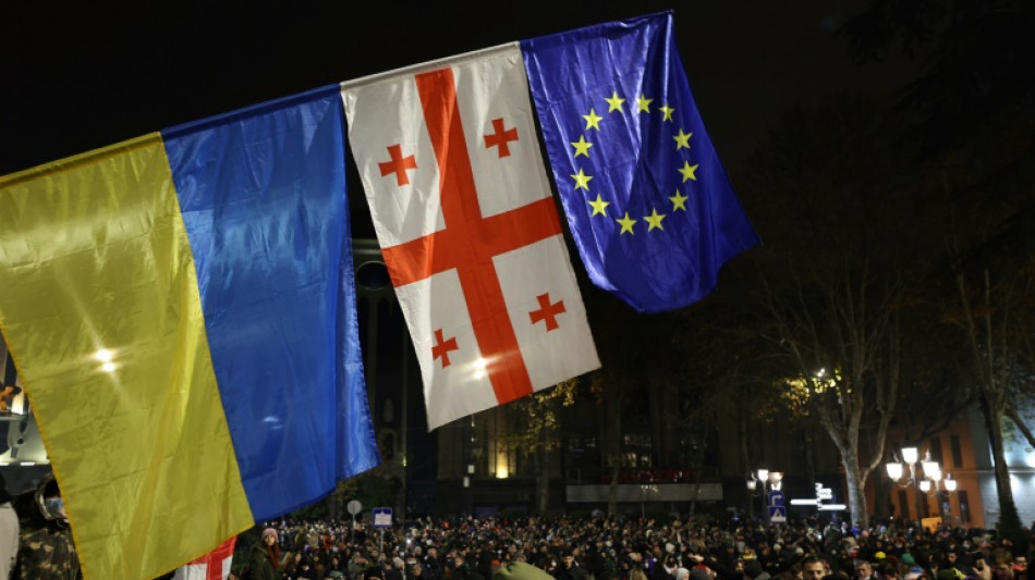 Géorgie : des milliers de manifestants pro-UE dans les rues pour la quatrième nuit consécutive