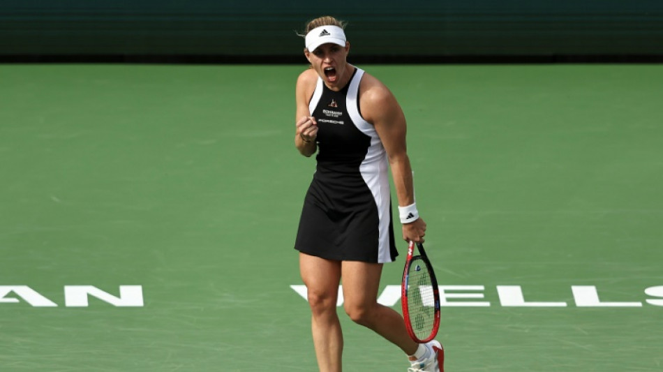 Kerber 'done with practice' after progressing at Indian Wells