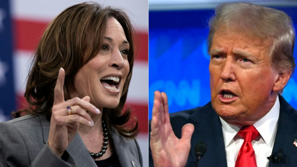 Harris and Trump race to US election photo finish