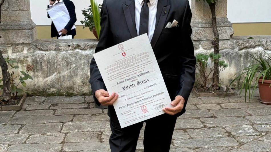 A Sergio Valente laurea honoris causa in Scienze di Estetica