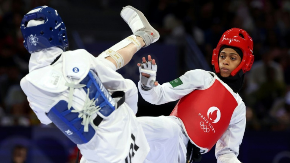 Saudi taekwondo star edged out in historic Olympic women's medal pursuit