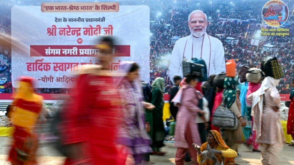 India's Modi uses mega Hindu festival to burnish credentials