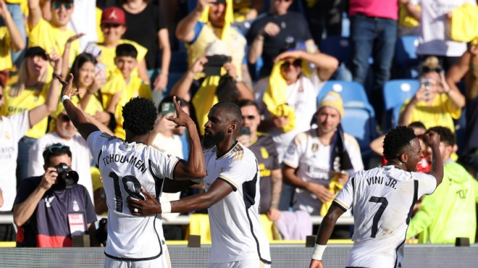 Tchouameni grabs Madrid late win at Las Palmas to top Liga