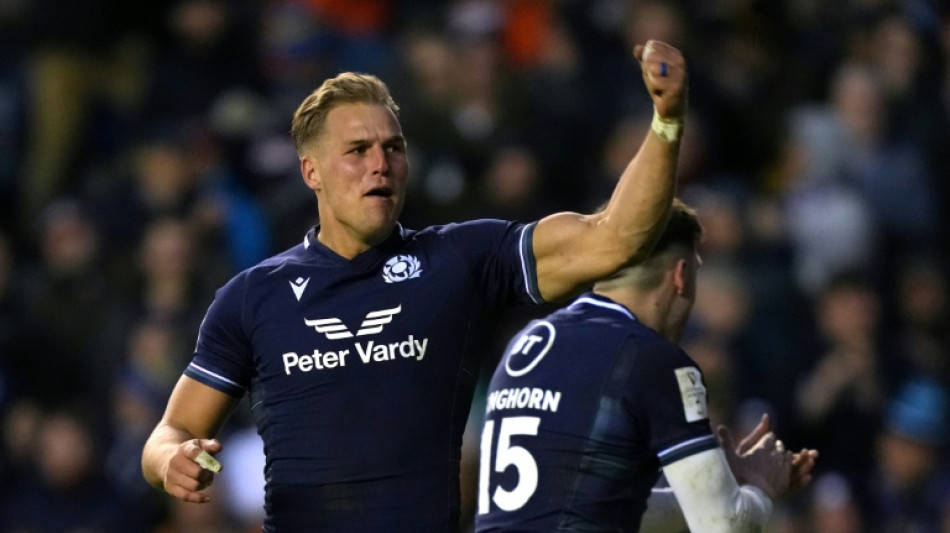 Scotland coach Townsend hails 'really special' Van der Merwe's hat-trick