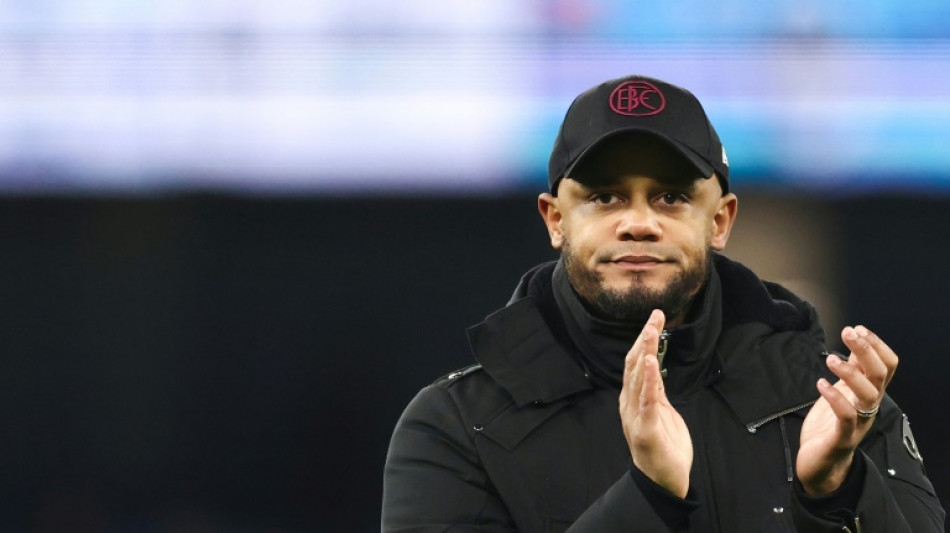 Burnley boss Kompany won't revel in Man Utd decline