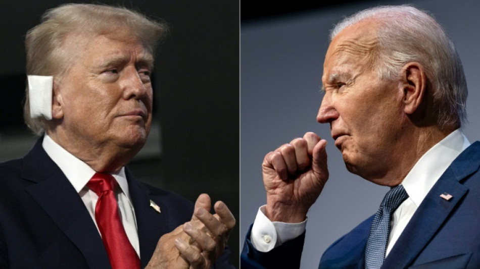 Trump retoma campanha contra um Biden enfraquecido