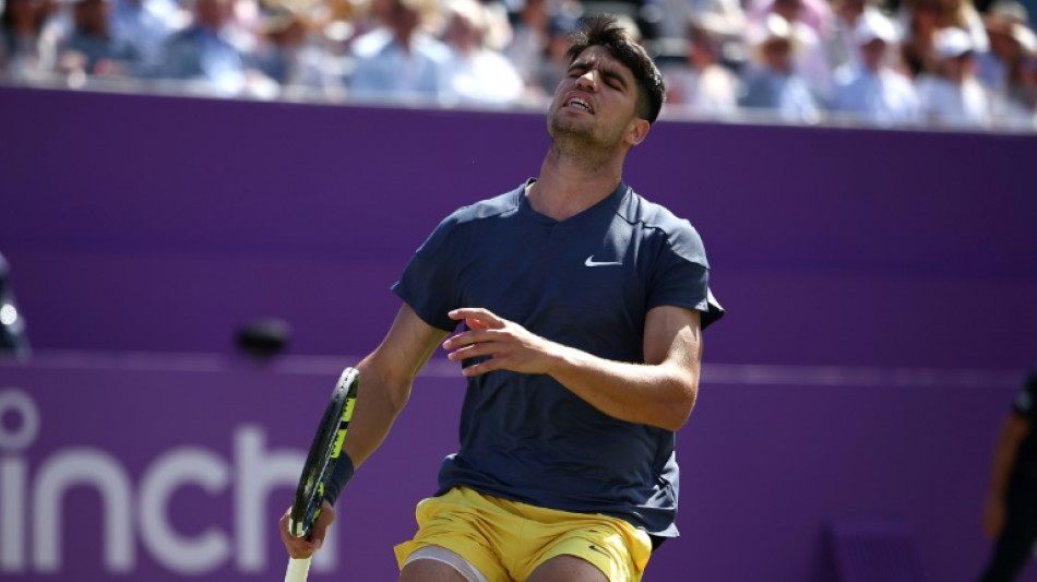 Wimbledon champion Alcaraz's reign at Queen's ends in last-16 loss to Draper