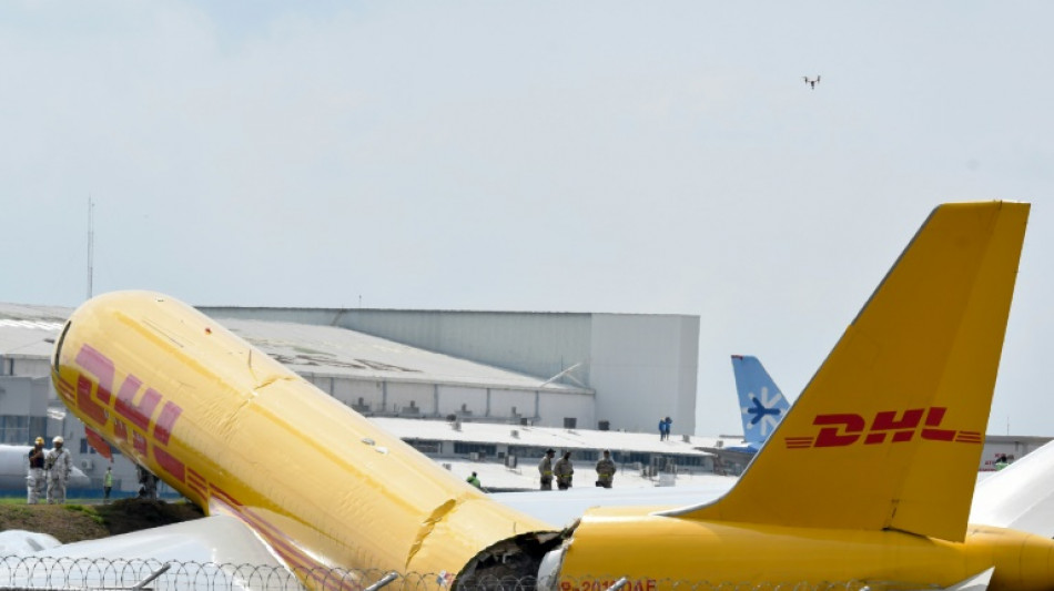 Cargo plane breaks in two during emergency landing in Costa Rica