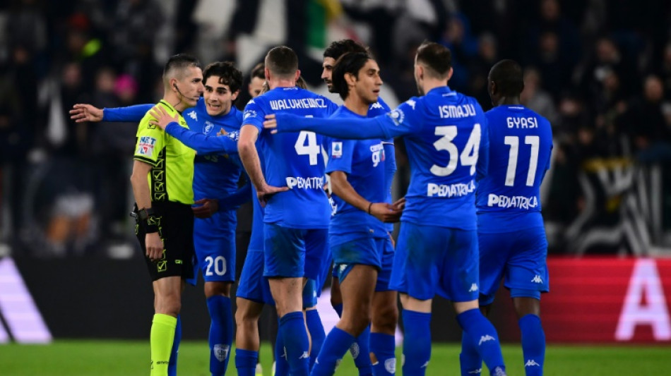 Ten-man Juve's title bid falters with Empoli draw