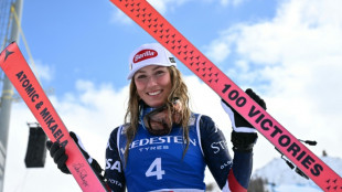 US ski star Shiffrin hits 100 to cement legendary status