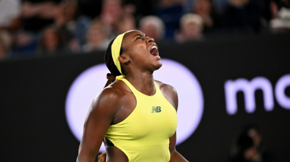 Gauff overcomes wobble to roll into Australian Open last 32