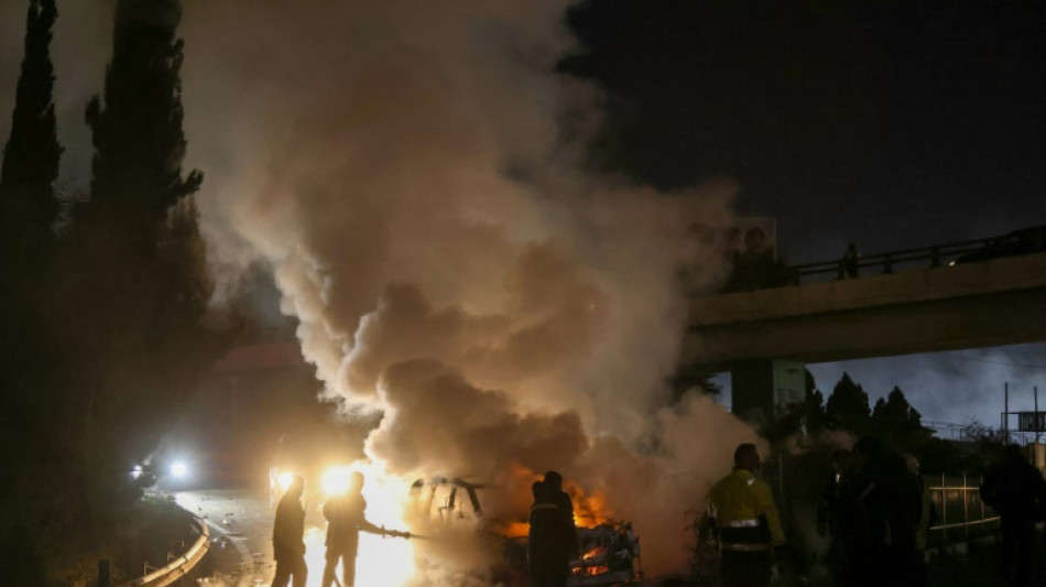 Fahrzeug von UN-Friedenstruppe im Libanon in Brand gesetzt - Zwei Verletzte