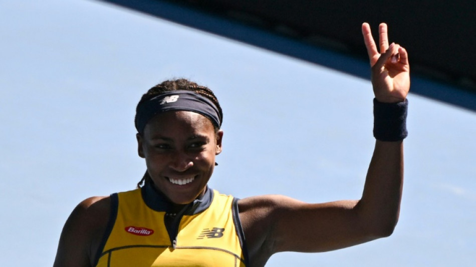 Gauff grinds past Kostyuk into Australian Open semis 