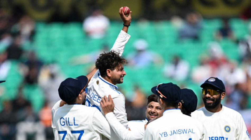 Yadav takes five as England collapse to 194-8 against India