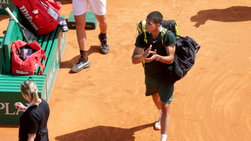 Carlos Alcaraz también cae en su primer partido en Montecarlo