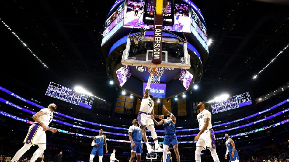 Davis makes NBA history in Lakers win over depleted Timberwolves