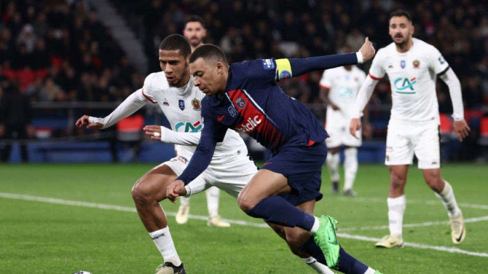 Mbappe on target as PSG beat Nice to reach French Cup semi-finals