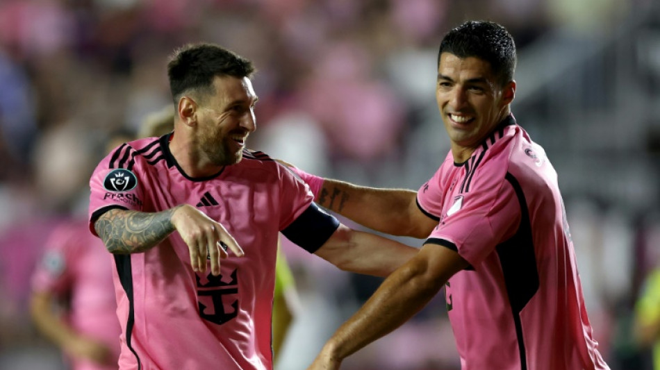 Messi and Suarez fire Miami into CONCACAF quarters