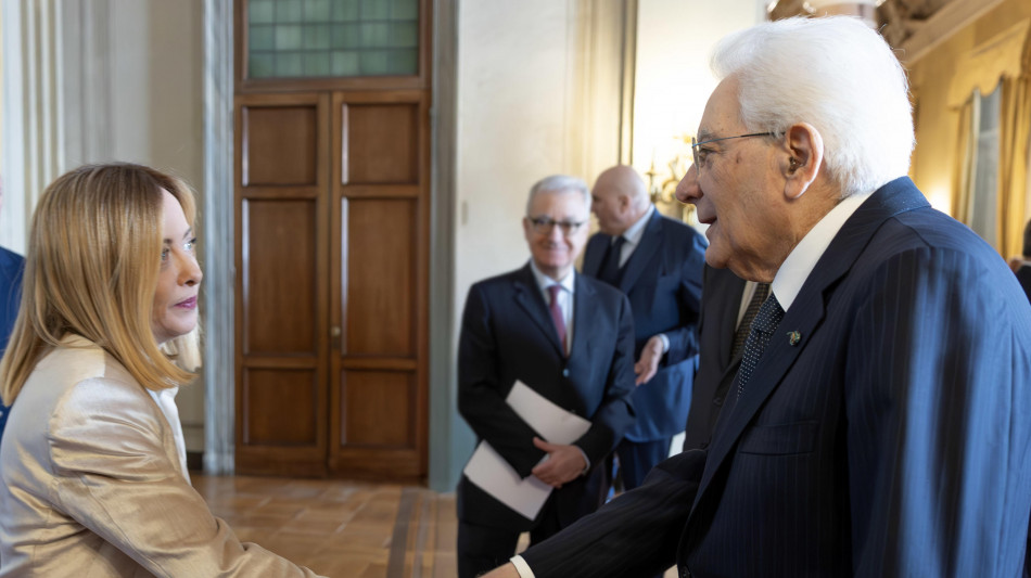 Nessun incontro a due Mattarella-Meloni al pranzo al Colle