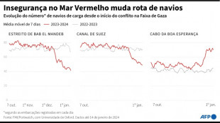 Comércio pelo Canal de Suez caiu 42% nos dois últimos meses, diz ONU