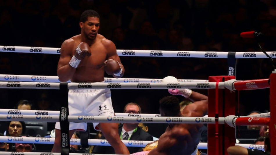 'Number one' Joshua defeats Ngannou with brutal second-round KO